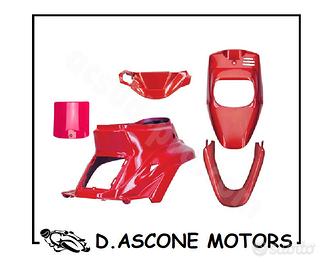 Kit carene Booster 5 pezzi rosso Lucido