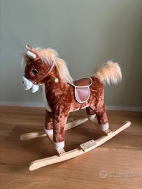 Cavallo a dondolo - cavalluccio- peluche- gioco