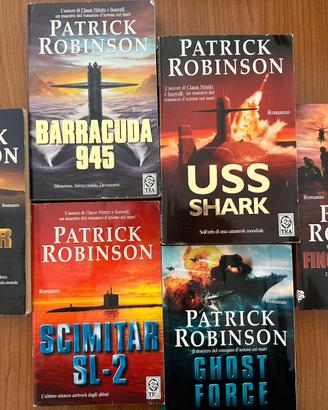 Lotto 7 libri Patrick Robinson TEA DUE – Thriller