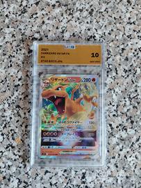 Pokemon Charizard Vstar FA gradata 10