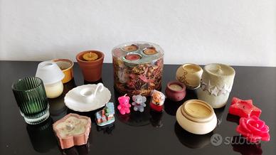 Candele decorative, animaletti, pot pourri, fiori+