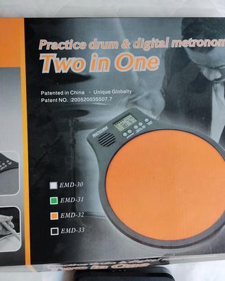 PAD PER BATTERIA CON METRONOMO