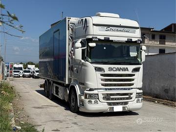 Scania r 560 cella frigo 7.40 atp 2030 intarder