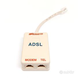 2 pezzi Filtro ADSL Telecom MAI USATO