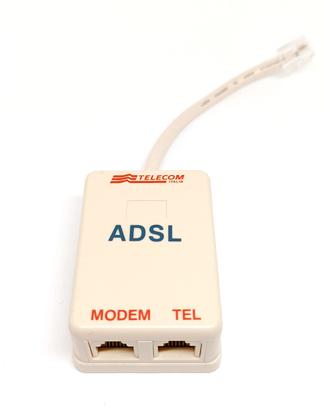 2 pezzi Filtro ADSL Telecom MAI USATO