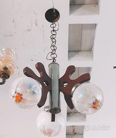 lampadario vetro Murano Mazzega