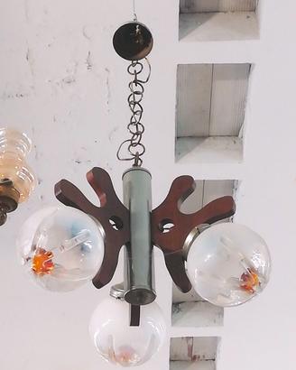 lampadario vetro Murano Mazzega