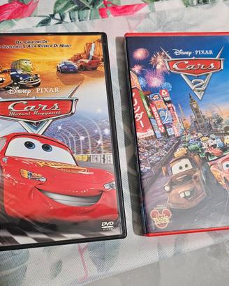 Disney Cars e Cars 2 film in DVD 