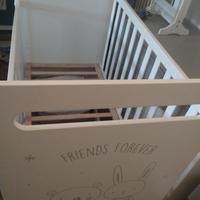 lettino in legno Micuna+ materasso antiac Giordani