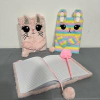 Set  3 agende effetto peluche