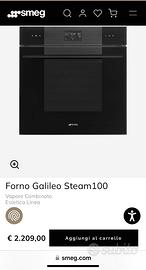 forno da incasso combinato con vapore