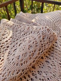 Copriletto matrimoniale a rete 