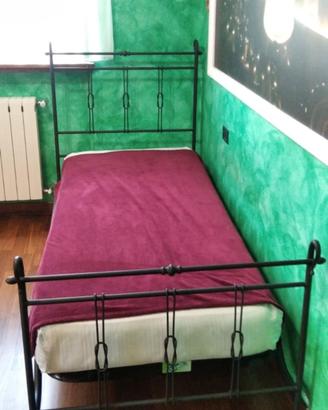 letto in ferro battuto 