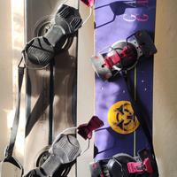 Snowboard Hard con scarponi Raichle 