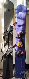 Snowboard Hard con scarponi Raichle 