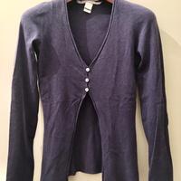 Cardigan donna made in Italy, misto lana/angora