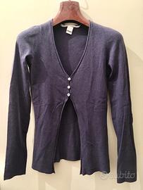 Cardigan donna made in Italy, misto lana/angora