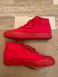 Sneakers rosse uomo