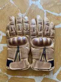 Guanti da moto in pelle con protezioni