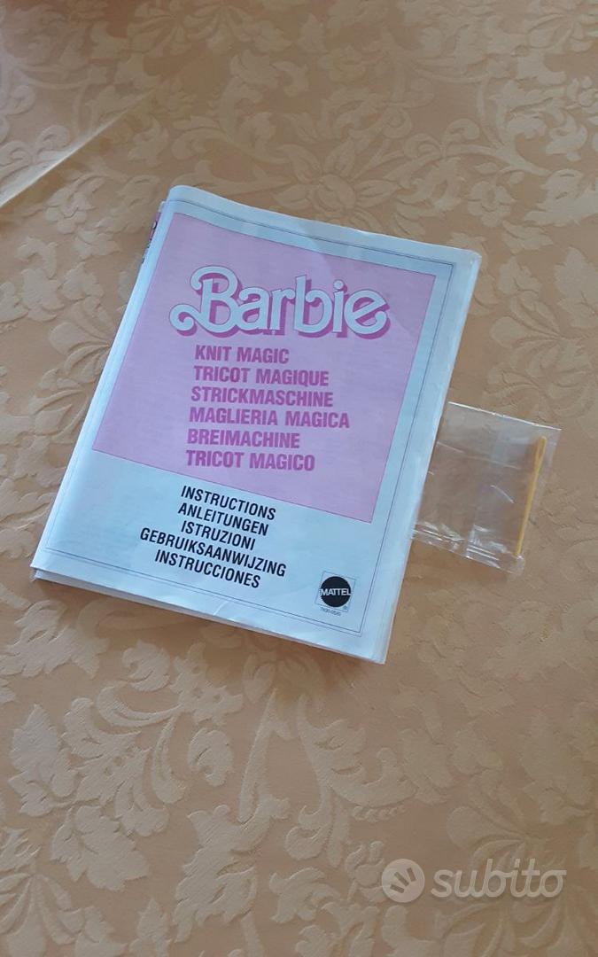 MAGLIERIA MAGICA DI barbie Tricot Magico Breimachine mattel