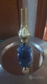 Lampada Elettrica Vintage Stile Petrolio Blu