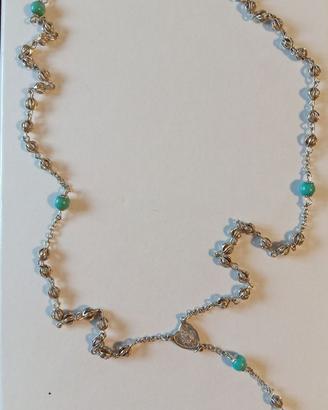 Rosario in argento 800