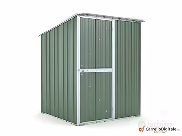 Casetta giardino in Acciaio 1.55x175cm verde