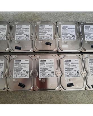 HD Toshiba da 3,5" - 1 TB Mod. DTo1ACA100 - KIT 10