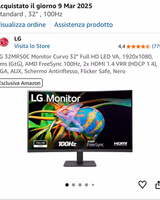 monitor lg 32 pollici