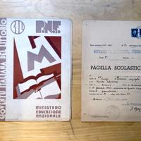 Vecchie pagelle (1937 e 1943)