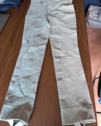 Pantaloni equitazione ragazzina