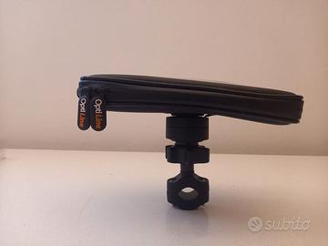 Porta Smartphone Con Smorzatore Vibrazioni + Cover