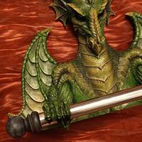 Drago gotico appendicose da parete