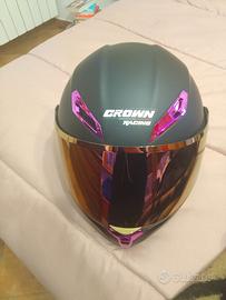 Casco moto Crown nuovo 