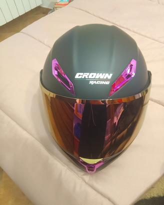 Casco moto Crown nuovo 