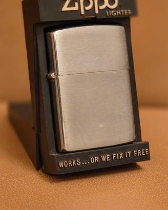 Zippo Vintage satinato anni 90