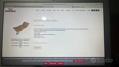 Materassino antidecubito.