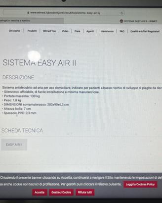 Materassino antidecubito.