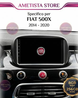 Car Tablet Android Fiat 500X CarPlay