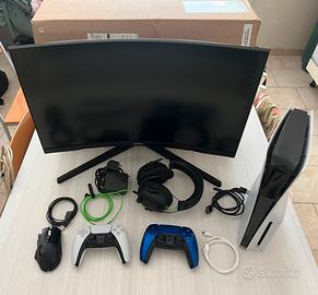 Playstation 5 + monitor samsung g5 27”