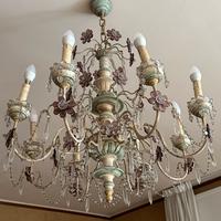 Lampadario chandelier con applique