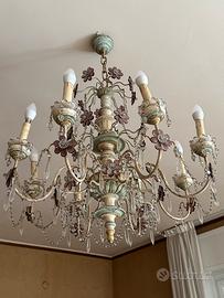 Lampadario chandelier con applique