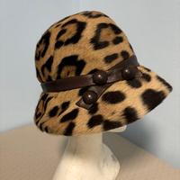 Cappello leopardo modista Bologna La Fiorentina