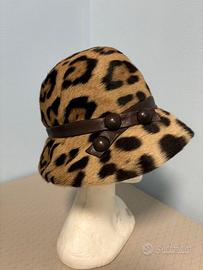 Cappello leopardo modista Bologna La Fiorentina