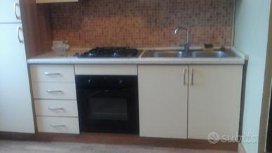 Cucina con forno elett Frigo2porte lettoa cassetto