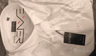 camicia bianca uomo  nuova, m/l 