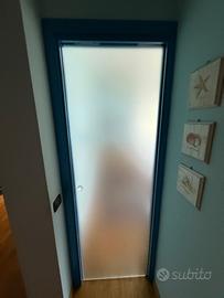 porta scorrevole scrigno di vetro