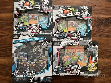 Lotto collezioni Pokémon Luce Nera & Fuoco Bianco 