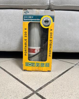 Inverter auto 12V-230V-150W con porta USB