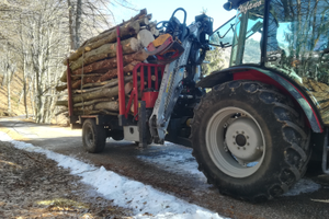 Rimorchio forestale Mattedi